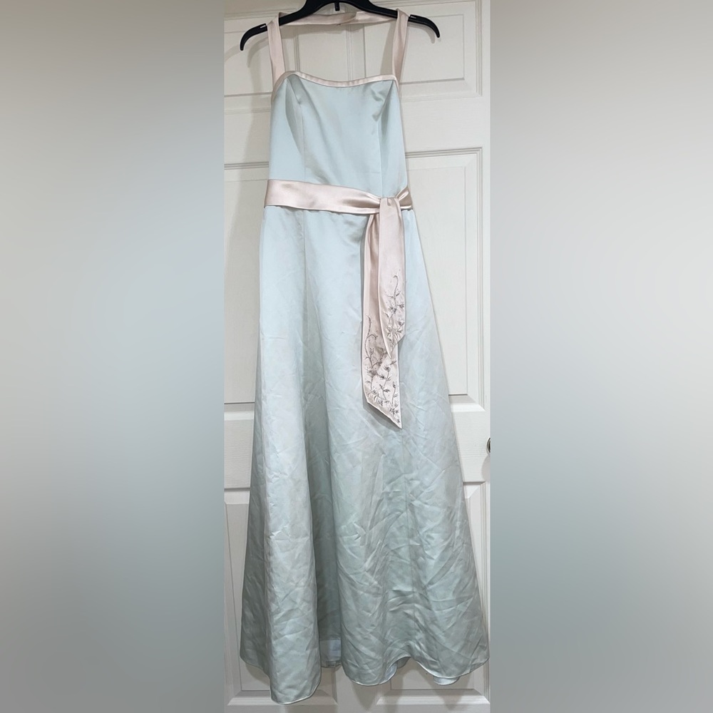 David’s Bridal Bridesmaids Halter Dress